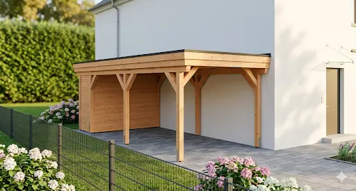 Einzelcarport Holz Paderborn